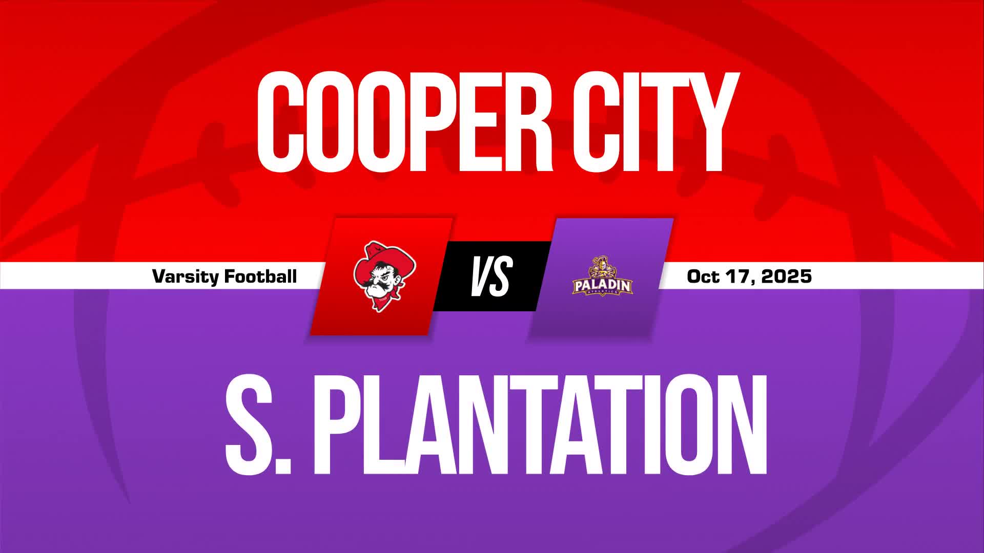 Football Game Preview: South Plantation Paladins vs. McArthur Mustangs + How To Watch