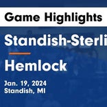 Hemlock takes loss despite strong  efforts from  Hannah Borsenik and  Lauren Borsenik