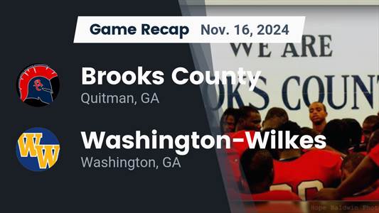 Football Recap: Brooks County Takes Down Miller County in a Play