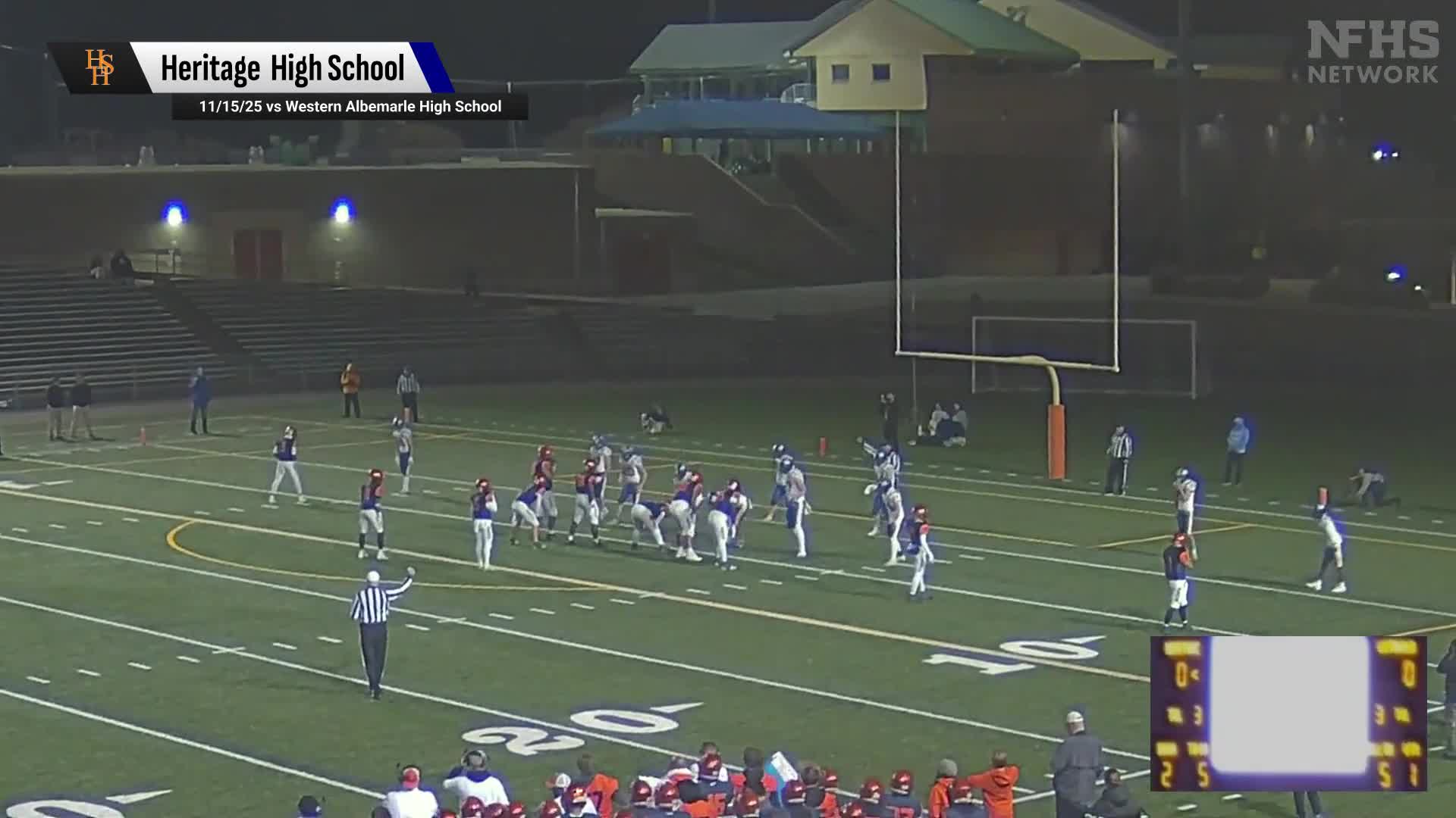 Football Recap: Heritage Finds Playoff Glory Versus Turner Ashby + How To Watch