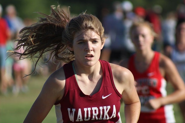 Waurika's Asia Smith is a three-sport athlete and the sophomore has cut her cross country and track and field times substantially from her freshman campaign.