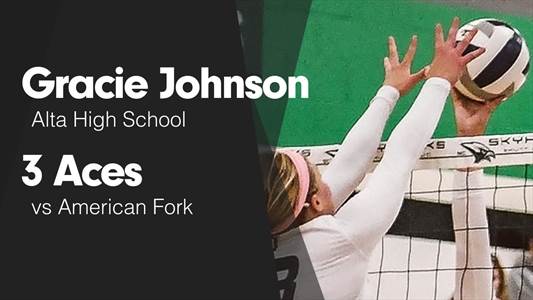 Gracie Johnson Game Report: vs West