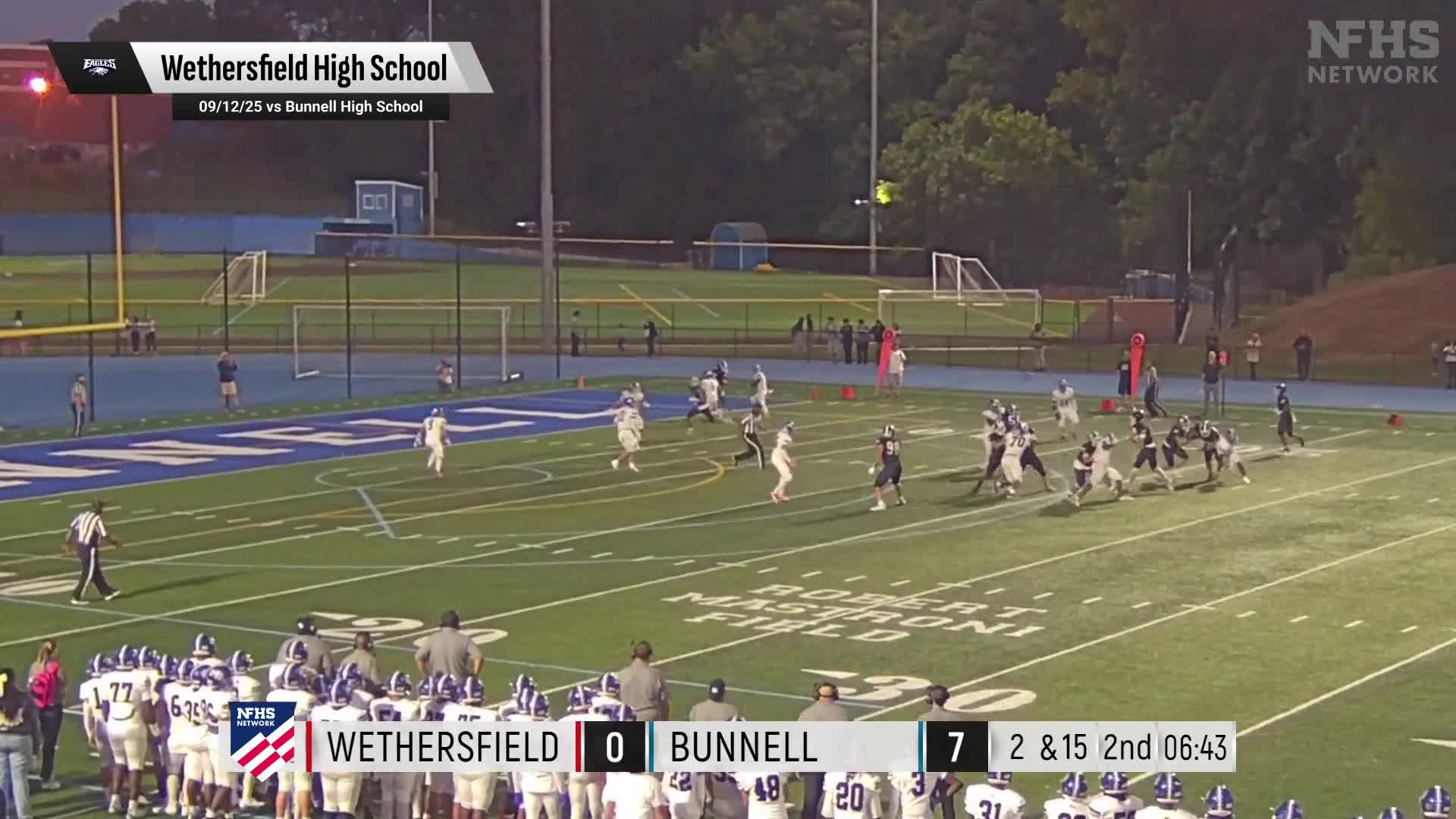 Tariku Zipf Game Report: @ Wethersfield