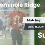 Football Game Recap: Suncoast vs. Seminole Ridge