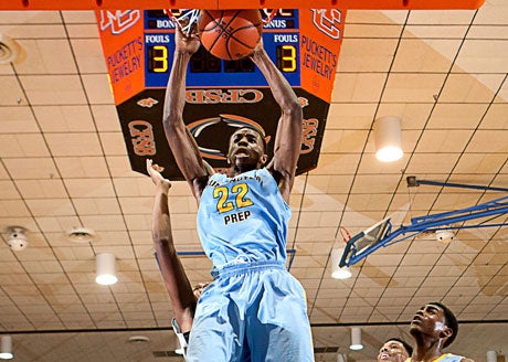 Andrew Wiggins led Huntington Prep to a pair of wins at the tradition-rich Marshall County Hoopfest in Kentucky last season. UK fans are hoping he returns to the Bluegrass State to play his college ball.