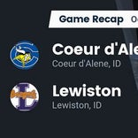 Coeur d&#39;Alene beats Lewiston for their fourth straight win