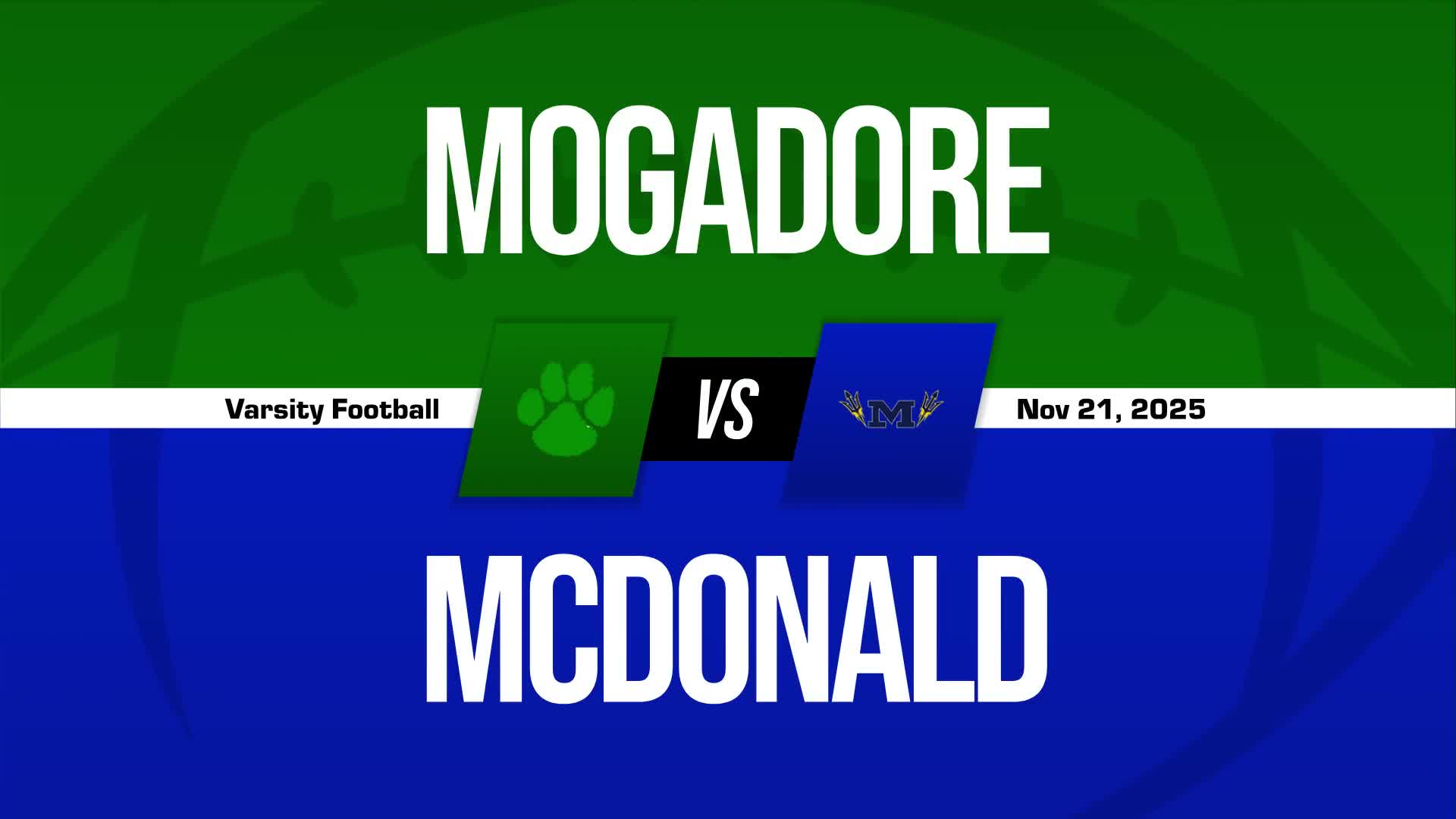 Football Game Preview: McDonald Blue Devils vs. Hillsdale Falcons