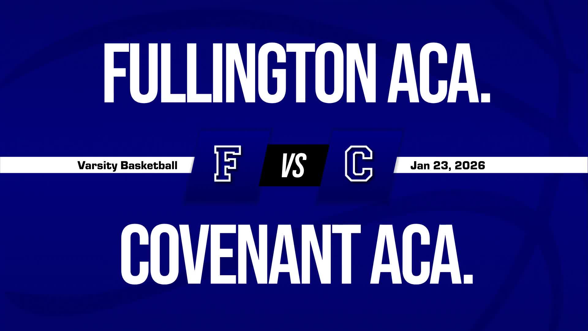 Basketball Recap: Aidan Hill's Big Game Can't Quite Lead Fullington Academy over Grace Christian Academy