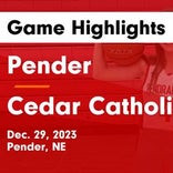 Cedar Catholic piles up the points against Osmond/Randolph
