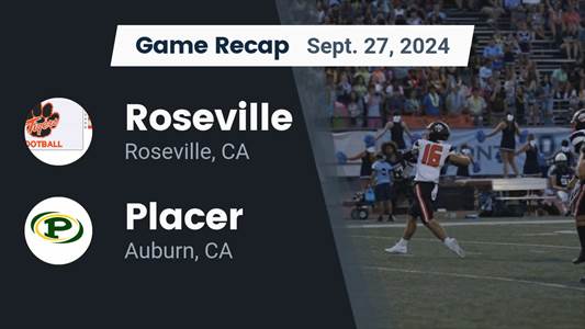 Football Recap: Placer's Punishing Run Game Keeps Rolling