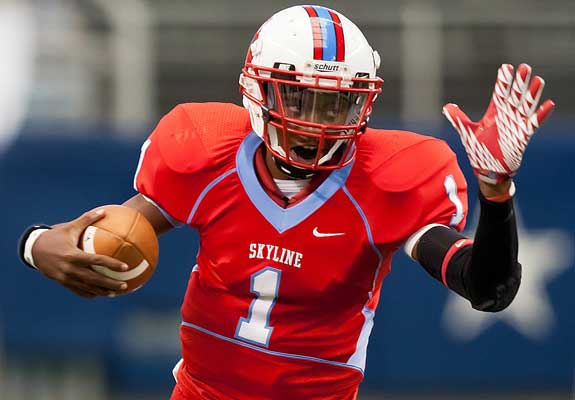 Along with receiver Ra'Shaad Samples, quarterback Devante Kincaid forms the top quarterback/receiver combination in the country.