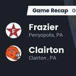 Football Game Recap: Frazier Commodores vs. Clairton Bears