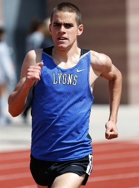 Paul Roberts of Lyons in the defending champion
in the Class 2A 1,600 meters.