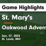 St. Mary's vs. Oakwood Academy