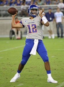 Gorman quarterback Jarrett Solomon has
thrown 15 TDs and no interceptions.