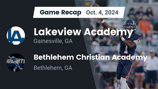 Football Game Preview: Bethlehem Christian Academy Knights vs. Piedmont Academy Cougars