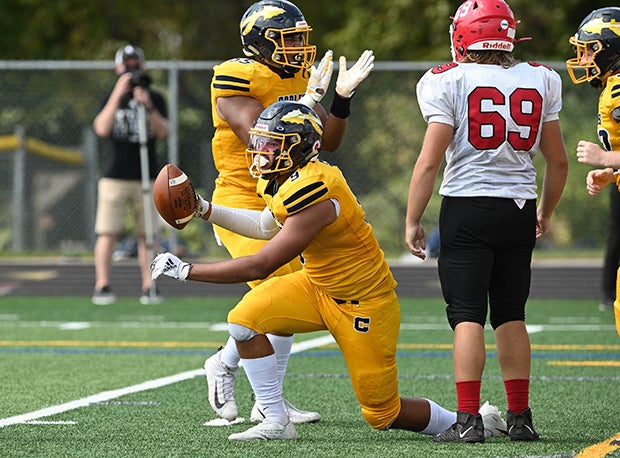 Copley (Ohio) defense lineman Antoine Campbell was the Ohio D-III co-Defensive Player of the Year. He's headed to UCLA.