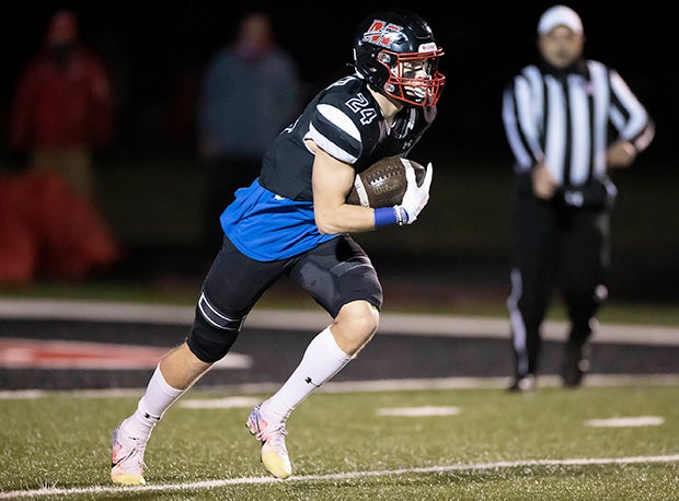 Muskego (Wis.) defensive back Hunter Wohler was named Wisconsin AP player of the year for the second consecutive time.