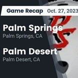 Football Game Recap: Palm Springs Indians vs. Palm Desert Aztecs