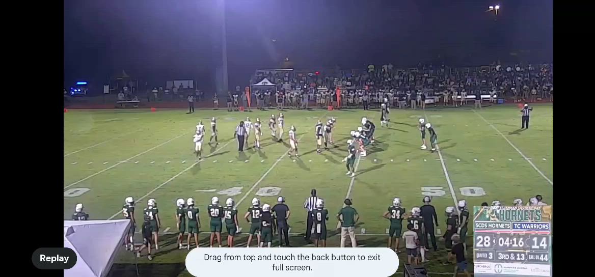 Football Recap: Savannah Country Day Comes Up Short