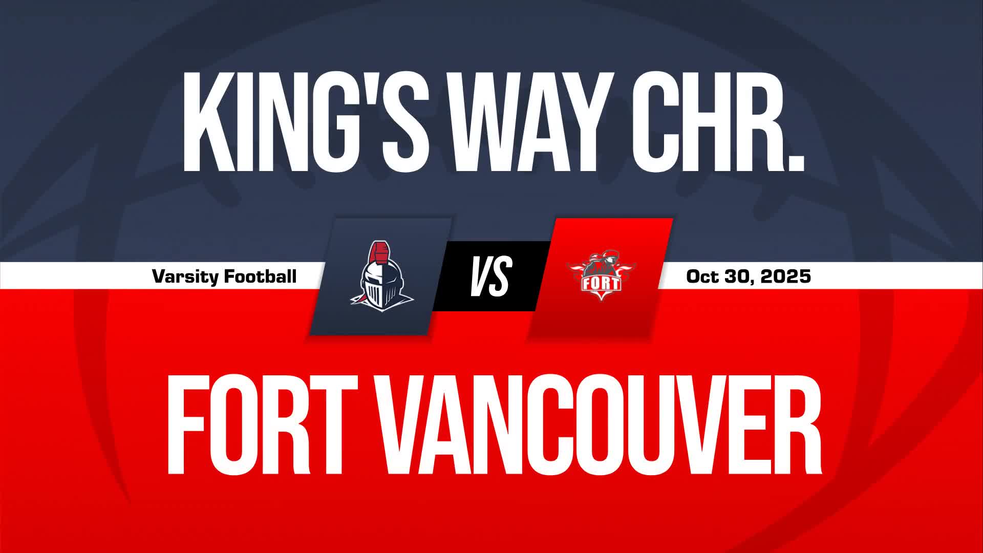 Football Recap: King's Way Christian Piles Up the Points Against Fort Vancouver + How To Watch