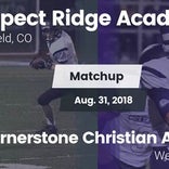 Football Game Recap: Prospect Ridge Academy vs. Cornerstone Chri