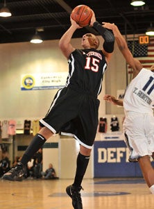 Sophomore Derick Newton continued
his superb play with 25 points for
Harvard-Westlake in defeat.
