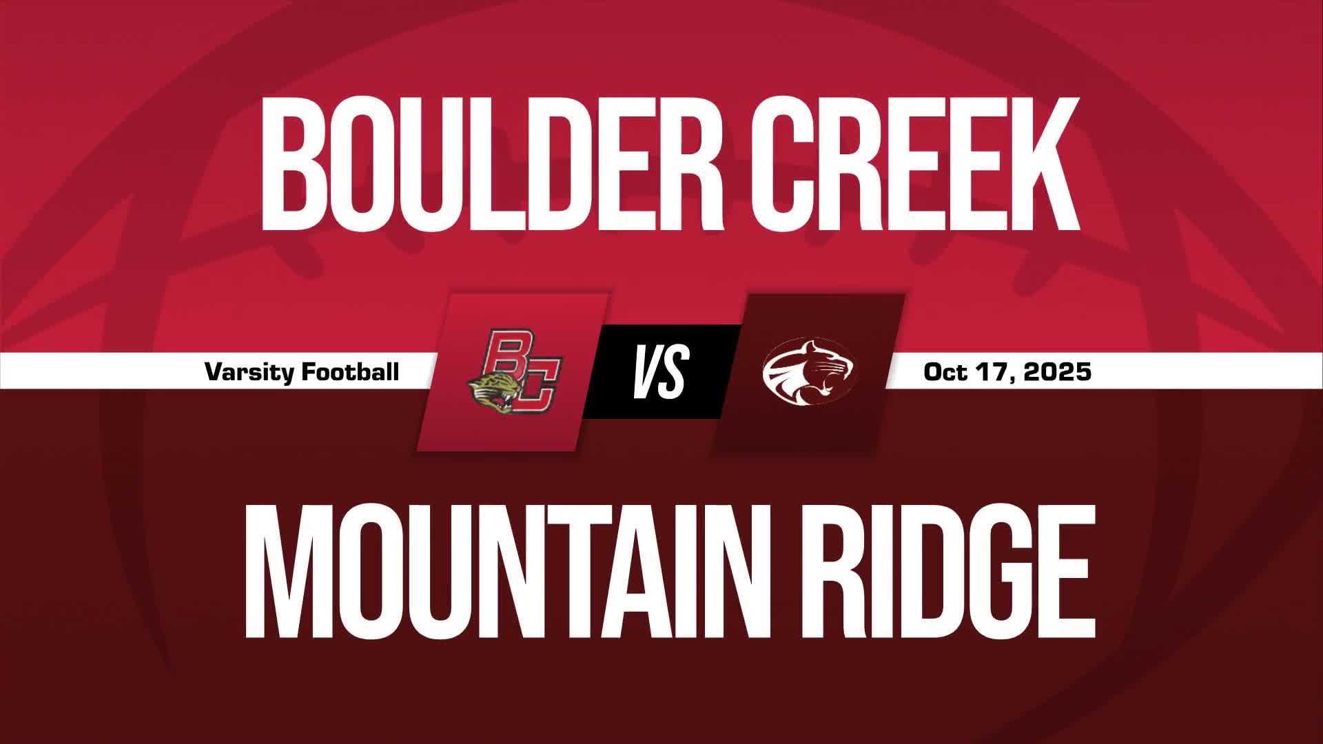 Football Recap: Mountain Ridge Comes Up Short + How To Watch
