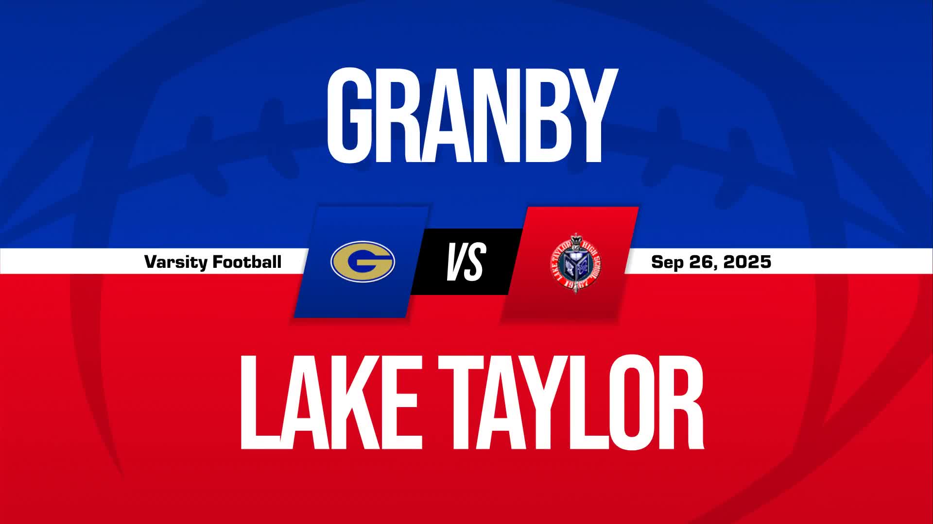 Football Recap: Granby Turns Things Around After  Road Loss + How To Watch