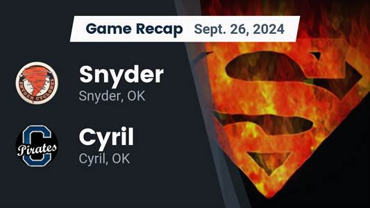 Football Game Preview: Snyder Cyclones vs. Caddo Bruins