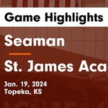 Basketball Game Recap: St. James Academy Thunder vs. Rockhurst Hawklets