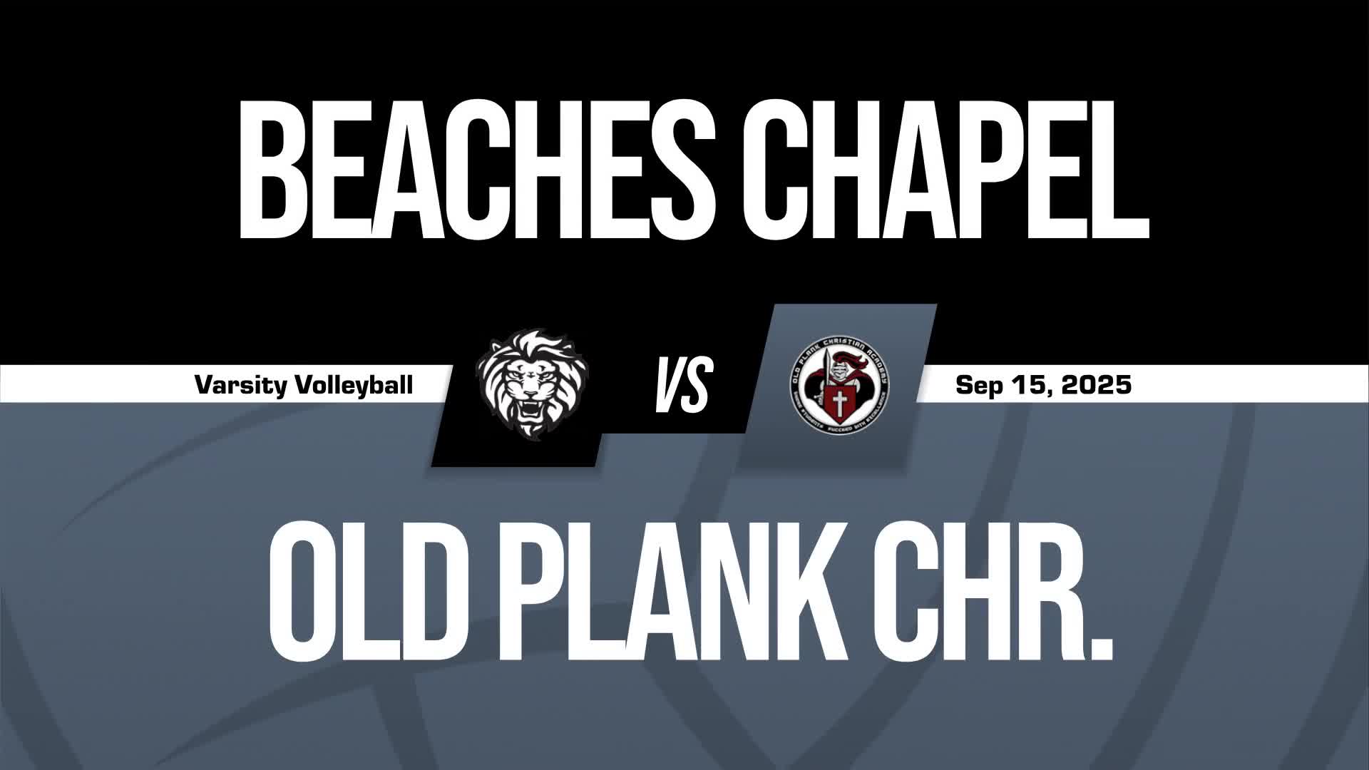 Volleyball Game Preview: Beaches Chapel Lions vs. St. Johns Coun