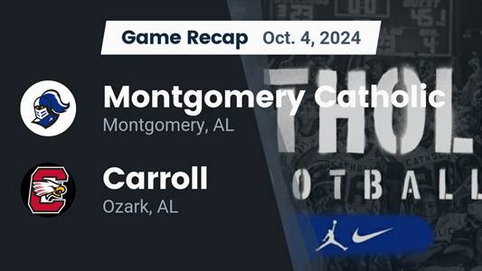 Football Recap: Montgomery Catholic's Win on Friday Extends Winning ...