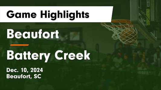 Basketball Game Preview: Beaufort Eagles vs. Battery Creek Dolph