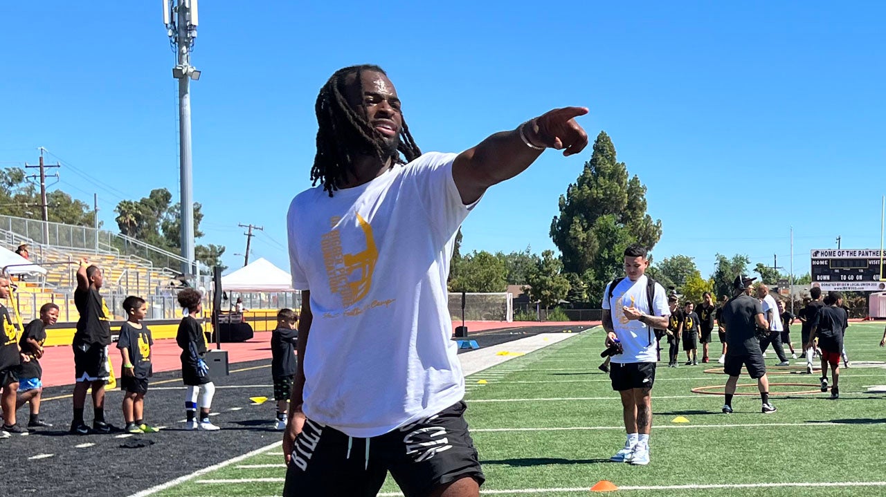 Najee Harris at Antioch High School