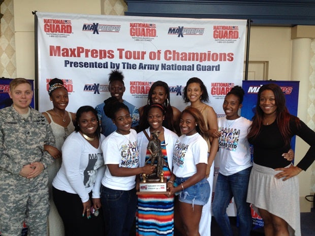 McEachern's girls basketball team was honored by MaxPreps and the Army National Guard thanks to a state title.