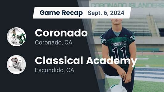 Football Recap: Coronado's Losing Streak Snapped at Seven Games