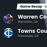 Football Game Recap: Warren County Screaming Devils vs. Towns County Indians