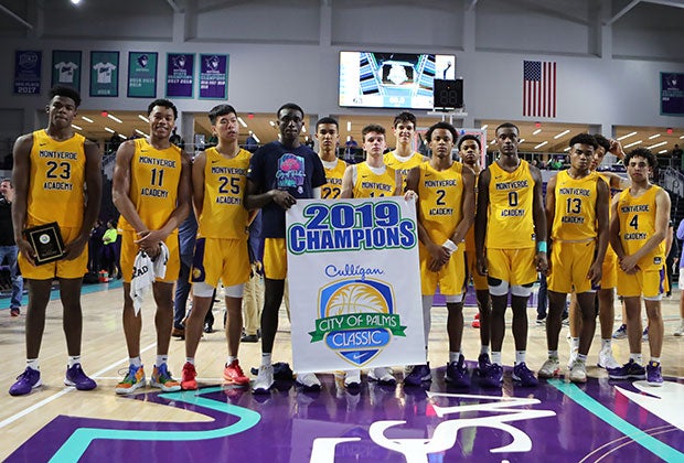 Montverde Academy took home the 2019  City of Palms Classic championship banner Monday night in Florida. 