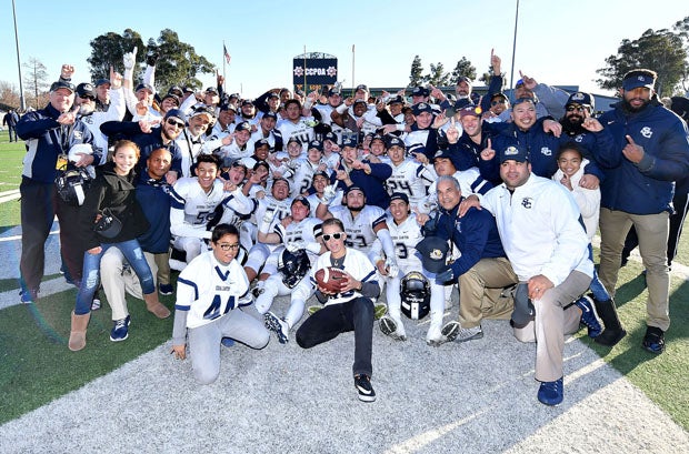 Serra celebrated its second state championship.