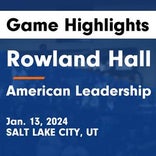 Rowland Hall vs. American Leadership Academy