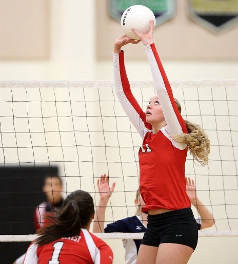 Eaglecrest setter Jordyn Poulter has the second-seeded Raptors in position to challenge for the Class 5A title. State tournament action begins Friday at the Denver Coliseum.
