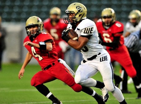 Rey Vega and Central Catholic set the state finals record for most rushing yards in a game.