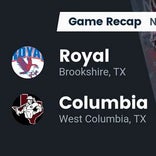 Football Game Recap: Royal Falcons vs. Columbia Roughnecks