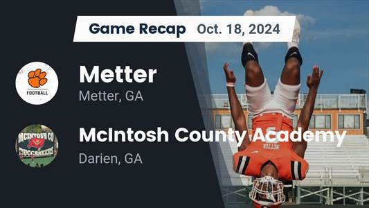 Football Game Preview: Metter Tigers vs. Jenkins County War Eagl