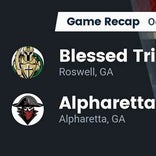Blessed Trinity beats Alpharetta for their third straight win
