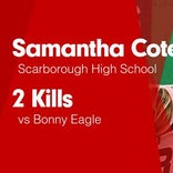 Samantha Cote Game Report: vs Falmouth