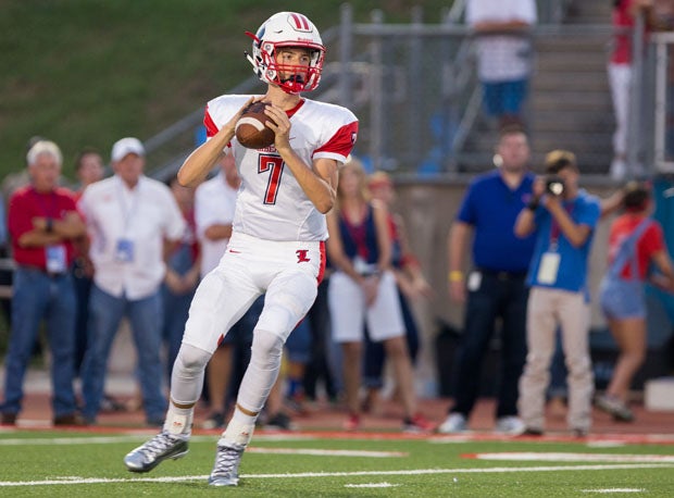 Liberty quarterback Kenyon Oblad.