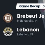 Football Game Recap: Lebanon Tigers vs. Brebeuf Jesuit Preparatory Braves