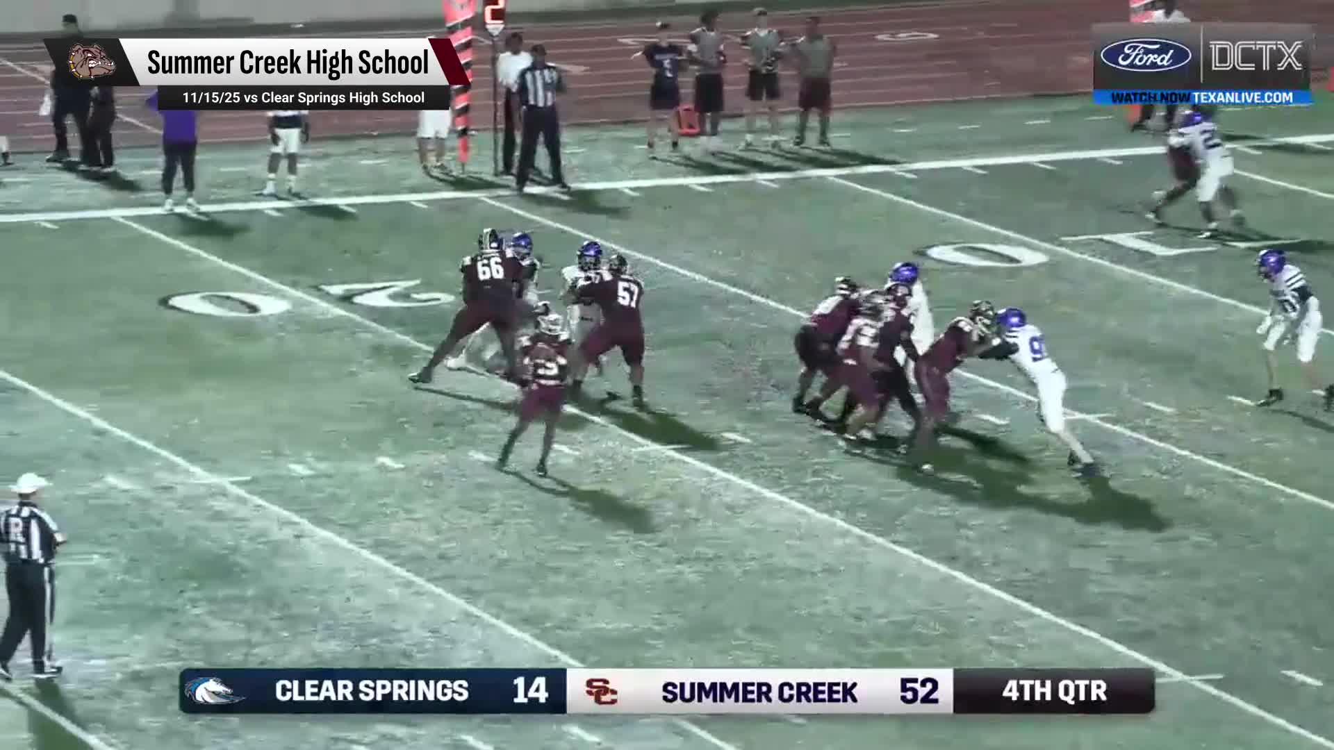 Football Recap: Manvel Falls Short of Summer Creek in the Playoffs + How To Watch